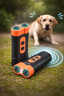 Потужний відлякувач Anti Dog Bark антилай із ліхтариком Type-C / Портативний ультразвуковий відлякувач собак G6648 фото