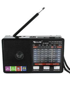 Радиоприемник аккумуляторный Golon RX 8866 с фонариком + BT / FM приемник Golon на батарейках USB MP3 sp3082 фото