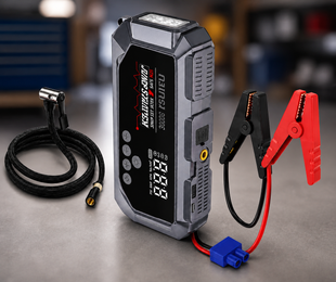 Пускозарядное устройство K3 + компрессор 150 PSI Power Bank LED-фонарь M17902 фото