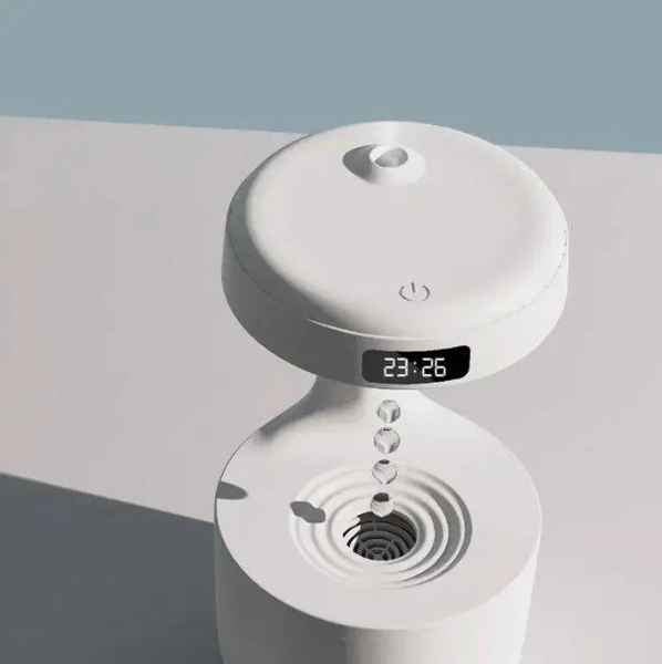Зволожувач повітря портативний Kinscoter DQ-011 Anti Gravity Humidifier електричний 800 мл White iC227 iC227 фото