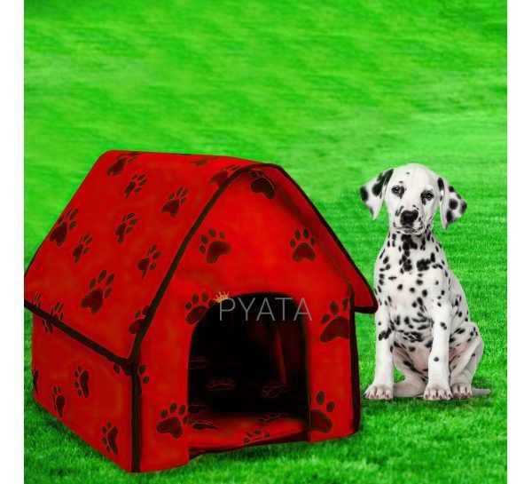 Бежевий Переносний м'який будиночок будка для собак Portable Dog House VEN0351A фото
