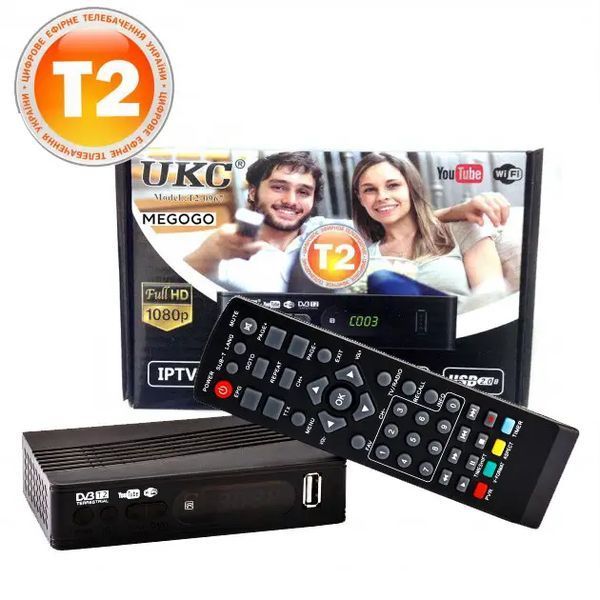 Приставка тюнер T2 UKC T2-0967 з підтримкою wi-fi адаптера 5-12v sp4940 фото