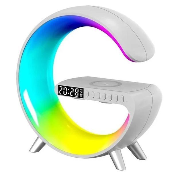 Лампа G11 Smart Light 4в1 з Bluetooth колонкою будильником та бездротовою зарядкою panG11 фото