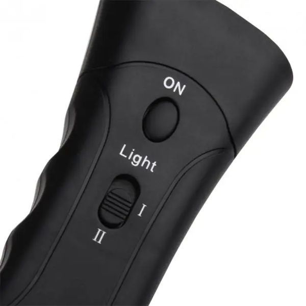 Ультразвуковий відлякувач собак LESKO MT-651 BLACK з ліхтариком і функцією тренування 2370000142 фото