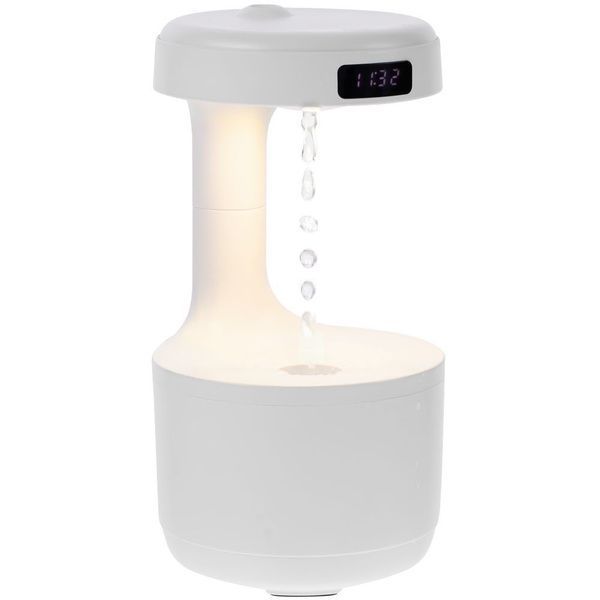 Зволожувач повітря портативний Kinscoter DQ-011 Anti Gravity Humidifier електричний 800 мл White iC227 iC227 фото
