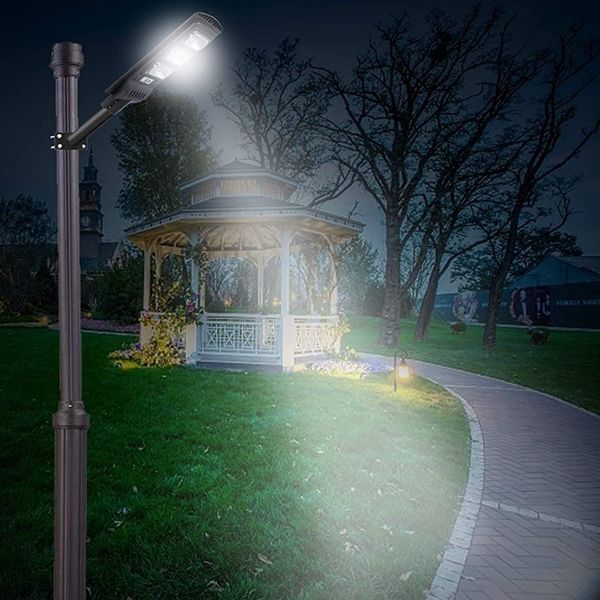 Вуличний ліхтар на стовп solar street light BL BK120-6COB sp7498 фото