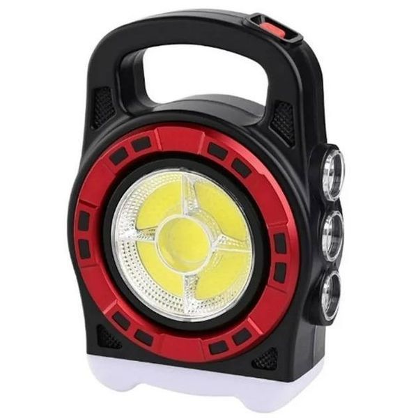 Мультифункціональний кемпінговий ліхтар Hurry-bolt HB-6678C 20W із сонячною панеллю та фукцією павербанку 5405402 фото