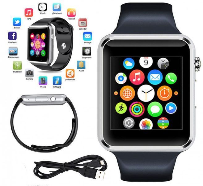 Смарт-годинник Smart Watch A1 Original Black VTVA1 фото