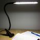 Настільна LED лампа на прищіпці, від USB, Berger 1043-TL-10 Black / Світлодіодна лампа з гнучкою ніжкою Jam1043-TL фото 1
