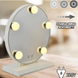 Кругле дзеркало для макіяжу з LED підсвічуванням Led Mirror JX-526, 5 LED, Білий М15985 фото 4