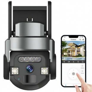 Камера зовнішня вулична поворотна WIFI CyberGuard OUTDOOR Q-812 FULL-HD 5Mp IP66 датчик руху sp9162 фото