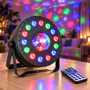 Светодиодный проектор с пультом управления / Проектор с подсветкой RGB / Светодиодный проектор AsAD-50604 фото