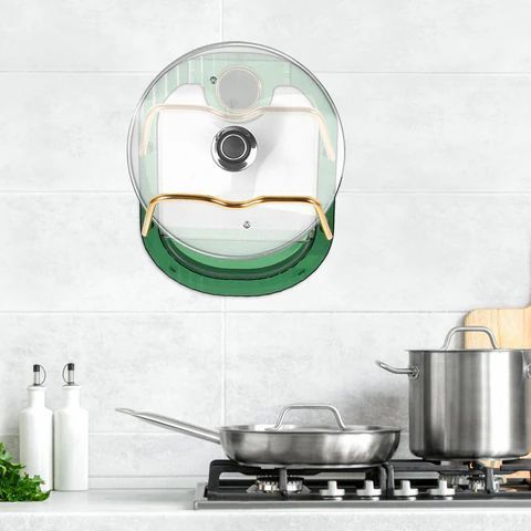 Тримач для кришок на стіну, Kitchen Pot Cover Rack / Підставка для кришок каструль Sp88574 фото