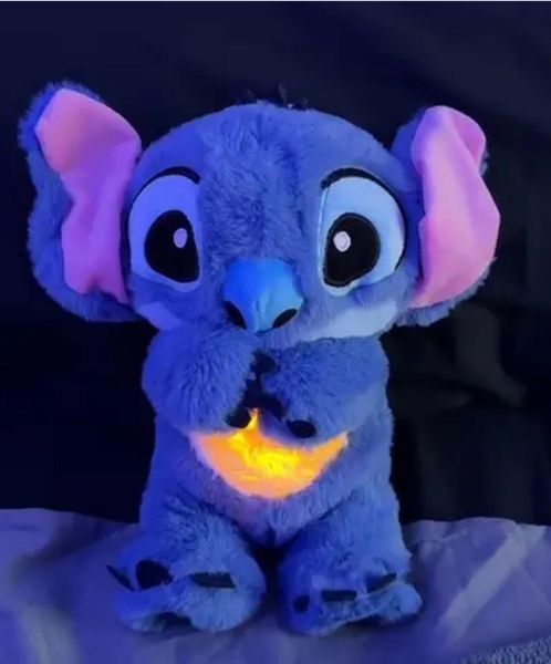 М'яка іграшка Стич (Stich) з мультфільму Ліло і Стич, дихає, світиться, колискова Jam77666550 фото