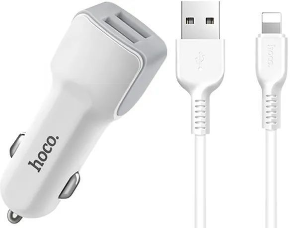 Адаптер ОЗУ Hoco Z23 dual-port car charger 2USB 2.4A sp7087 фото