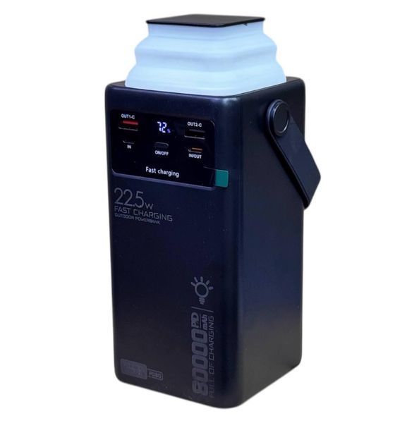 Павер банк 80000mah PD-80 / 22,5 Ліхтар + кабель Power Bank pahPD-80 фото
