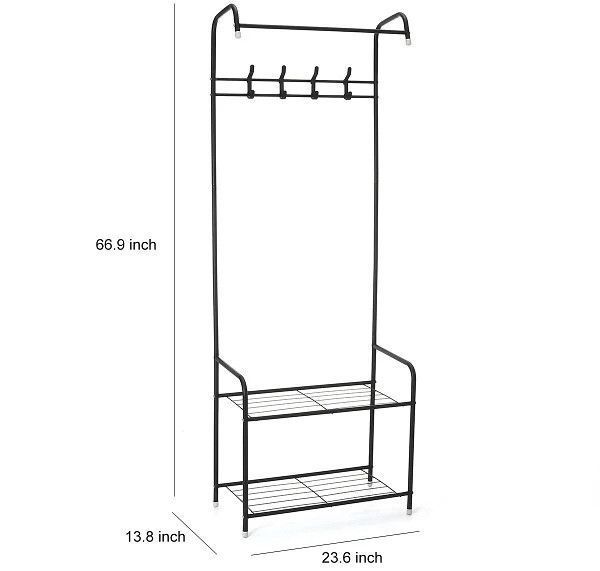 Вішалка для одягу 3в 1 HAT STAND напольная 2123944 фото