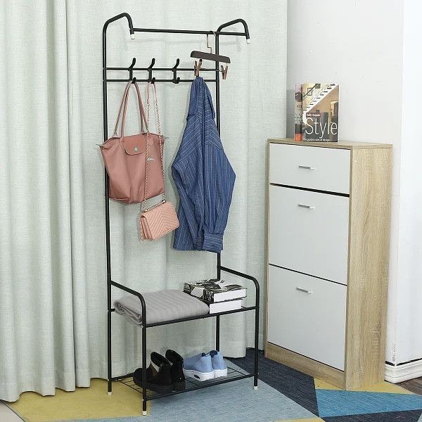 Вішалка для одягу 3в 1 HAT STAND напольная 2123944 фото