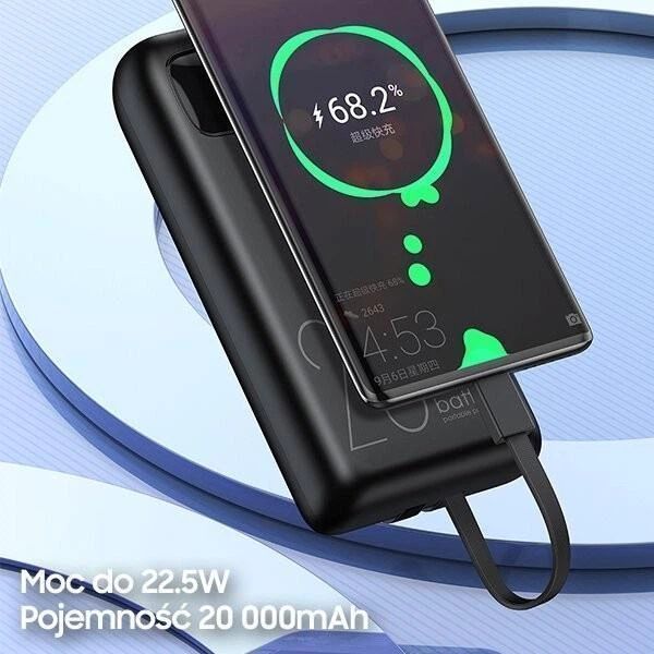 Павербанк AWEI P13K/9610 22,5W Зарядний пристрій 20 000 mah sp9610 фото