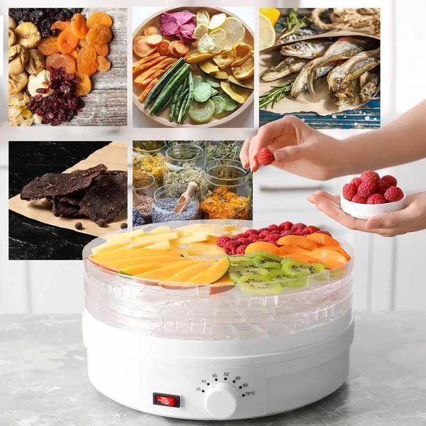 Сушарка для овочів, фруктів, грибів Maltec DryMaster 500W, 6 ярусів Jam7332 фото