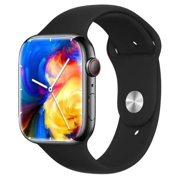 Смарт-годинник Smart Watch GS7 Pro Max, 45 мм, дзвінки, бездротова зарядка рожевий pan7417 фото
