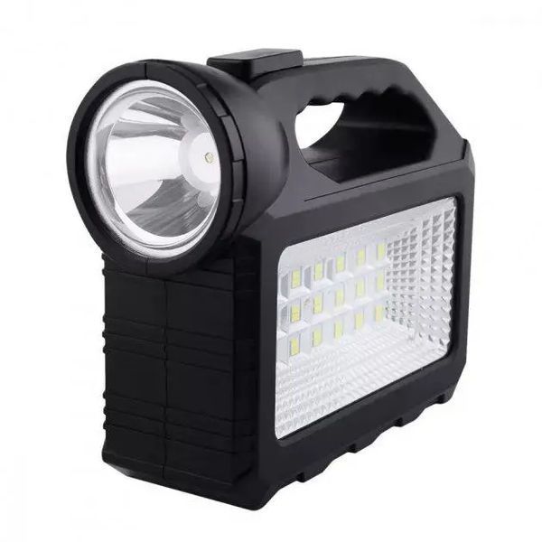 Багатофункціональний LED ліхтар Cclamp GD-101 із сонячною панеллю, 3 лампочки, повербанк GD-101 фото