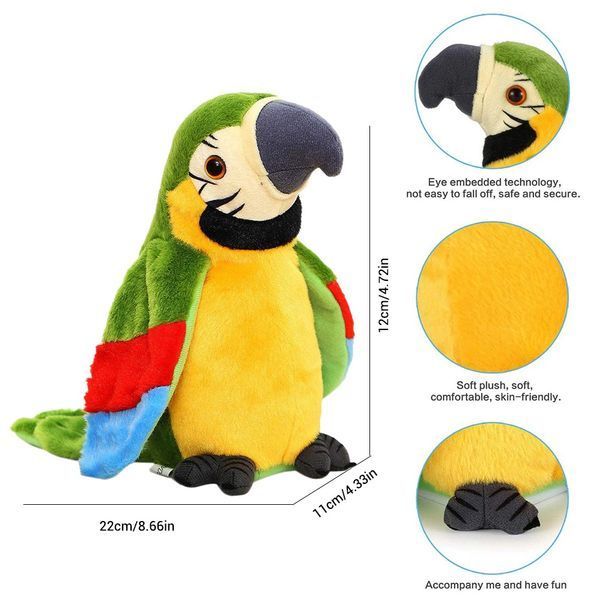 Інтерактивна іграшка електронний папуга Parrot Talking 2124194 фото