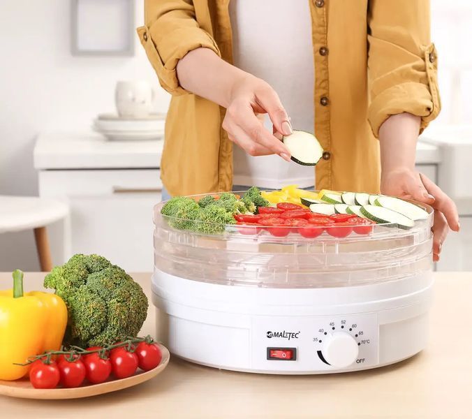 Сушарка для овочів, фруктів, грибів Maltec DryMaster 500W, 6 ярусів Jam7332 фото