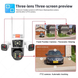 Вулична камера спостереження 4G 3 лінзи 12мр APP Yoosee G6368 фото 4