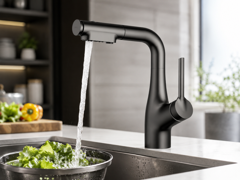 Кран/змішувач Faucet CR-8429 Багатофункціональний метал / Змішувач для миття / Кран-змішувач для кухні Графіт матовий M17769 фото