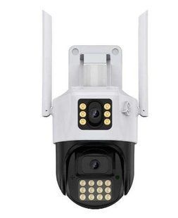 Камера 360 (P12-P6MP)-mpКамера Wifi ptz подвійний уклін 3mp+3mp= 6mp камера +12v2a power *icsee 2052696 фото