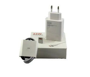 Зарядний пристрій Adapter 9168 USB з кабелем Type-C 33W White sp9168 фото