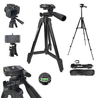 Штатив металевий універсальний для телефону та фотоапарата Tripod 3120 портативний трипод 0,35-1.02м 2054632158 фото