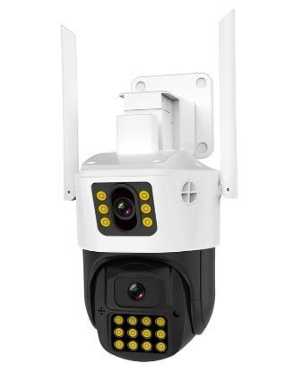 Камера 360 (P12-P6MP)-mpКамера Wifi ptz подвійний уклін 3mp+3mp= 6mp камера +12v2a power *icsee 2052696 фото