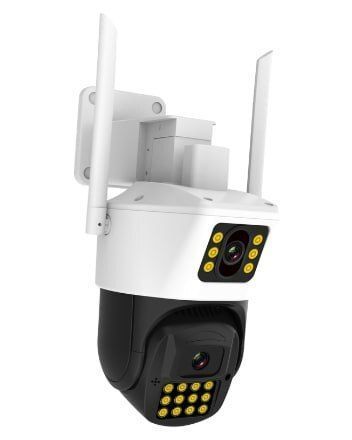 Камера 360 (P12-P6MP)-mpКамера Wifi ptz подвійний уклін 3mp+3mp= 6mp камера +12v2a power *icsee 2052696 фото