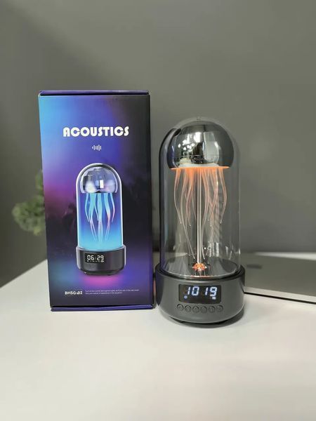 Портативна колонка Bluetooth Медуза із функцією нічника A-Plus на 7 режимів світла, об'ємний звук 360&deg; 2128512 фото