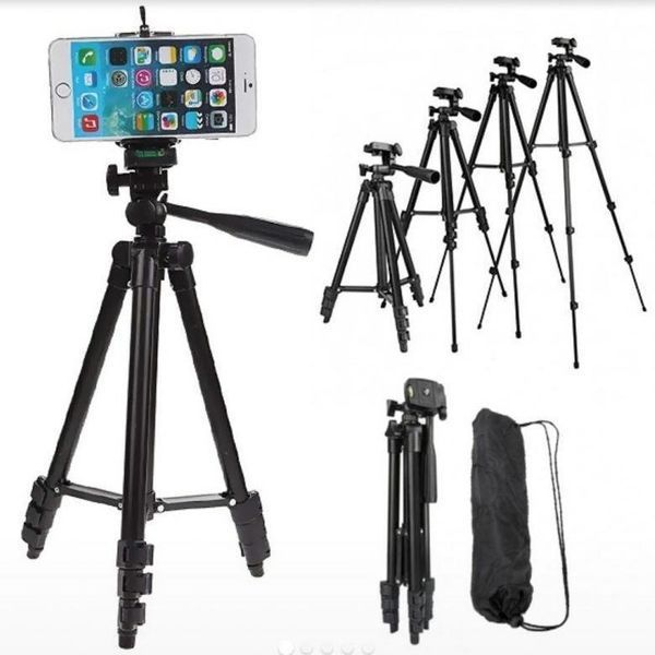 Штатив металевий універсальний для телефону та фотоапарата Tripod 3120 портативний трипод 0,35-1.02м 2054632158 фото