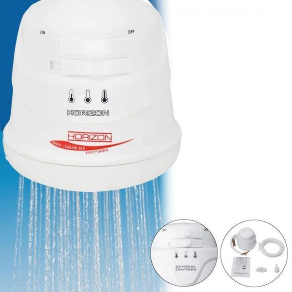 Проточний водонагрівач для душу water heater ST-05 5400W, душовий мінібойлер 20145896 фото