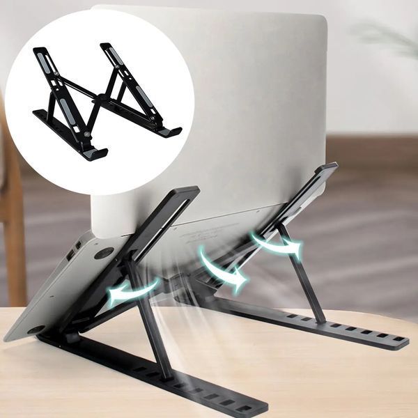 Підставка для ноутбука VHG X2 складана Foldable Laptop Stand Silver 205P1 фото