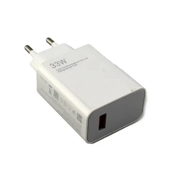 Зарядний пристрій Adapter 9168 USB з кабелем Type-C 33W White sp9168 фото