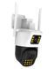 Камера 360 (P12-P6MP)-mpКамера Wifi ptz подвійний уклін 3mp+3mp= 6mp камера +12v2a power *icsee 2052696 фото 3
