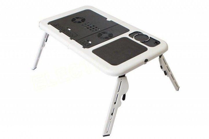 Стіл-підставка для ноутбука E-Table з охолодженням та регулюванням нахилу та висоти sp2002554 фото