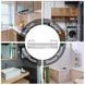 Металева полиця для ванної самоклеюча Bathroom shelf до 10 кг GREY G6410 фото 4