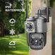 Вулична WIFI камера відеоспостереження поворотна Smart Home Camera SC03 V380 Pro на два об'єктиви Sp8761 фото 3