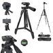 Штатив металевий універсальний для телефону та фотоапарата Tripod 3120 портативний трипод 0,35-1.02м 2054632158 фото 3