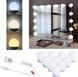 LED лампочки 10 шт для дзеркала 3 режими Mirror lights-meet different живлення USB 5098525 фото 1