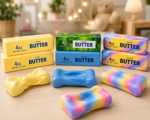 Іграшка-антистрес &laquo;Масло&raquo; / Сквіш Butter 14 см AsAD-1 фото