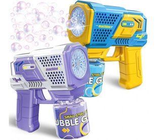 Іграшковий пістолет Бластер генератор мильних бульбашок Bubble Gun M17179 фото