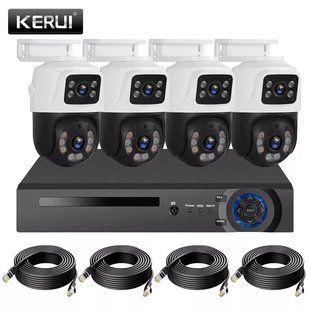 Комплект видеонаблюдения проводной с просмотром через 3G сеть DVR KIT 4ch металл HD набор на 4 камеры с регистратором sp9592 фото