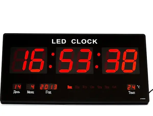 Годинники настінні електронні LED Clock JH 4622 JH4622 фото